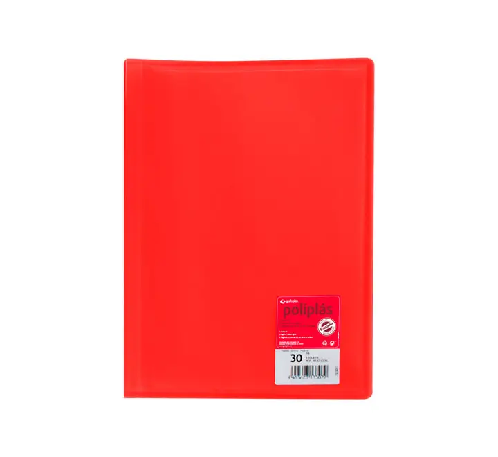 CARP. 30F POLIPLAS GRAFOPLAS A4 PP ROJO 01331251