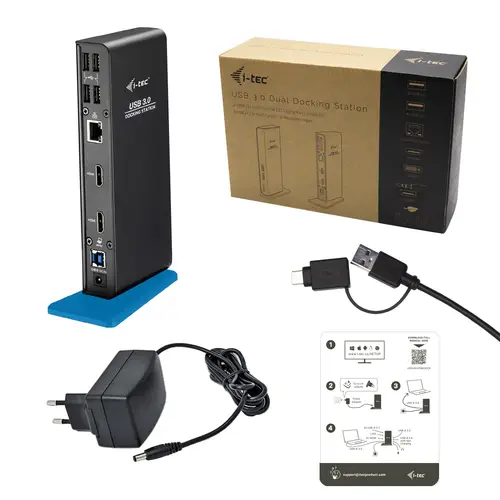 USB 3.0/USB-C Dual HDMI Docking Station - Imagen 5