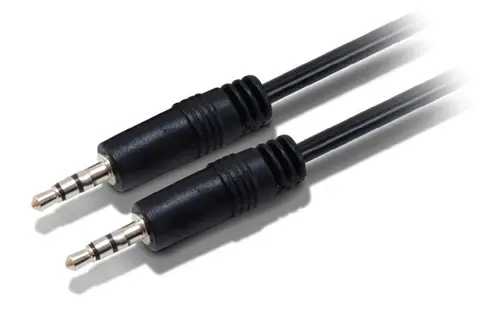 14708107 cable de audio 2,5 m 3,5mm Negro - Imagen 1
