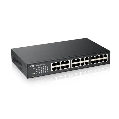 GS1100-24E No administrado Gigabit Ethernet (10/100/1000) Negro - Imagen 2