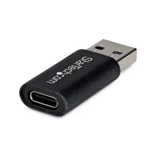 Adaptador USB-A Macho a USB-C Hembra - Conversor a USB a Tipo C - USB a USB Tipo C - 10Gbps - 5V 900mA - Adaptador USB para Hubs o Cargadores - Imagen 1