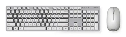 W5000 teclado Ratón incluido Oficina RF inalámbrico QWERTY Español Blanco - Imagen 1