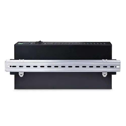 Hub Ladrón USB 3.0 5Gb de 16 Puertos Industrial - Metal - Montaje en Rack/Superficie/DIN - Carga Compartida USB 120W - ESD - Bloque de Terminales - Switch de 2 Hosts - Imagen 7