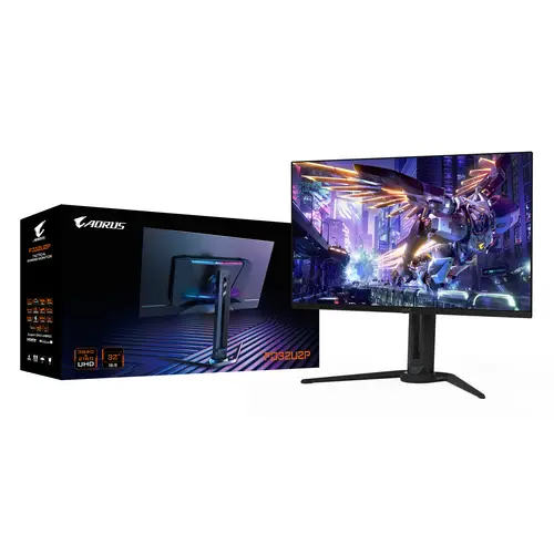 Monitor de juegos OLED AORUS FO32U2P de 32 - 3840 x 2160 (UHD), 240Hz, 0.03ms, 250 cd/m², KVM, FreeSync Premium Pro, DisplayHDR True Black 400, DisplayPort 2.1 - Imagen 7