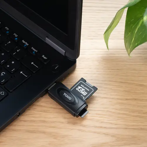 Lector de Tarjetas USB 3.0, 2 en 1, SD/TF, Negro - Imagen 4