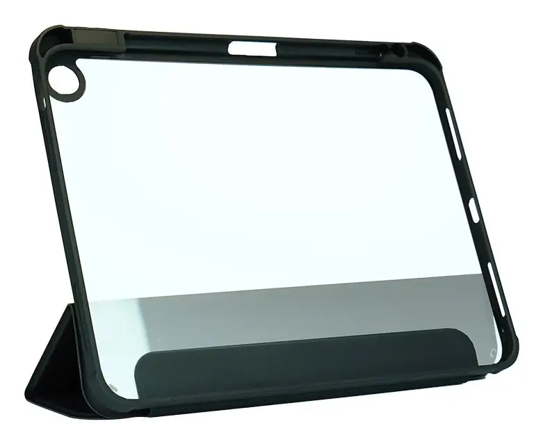 060021 funda para tablet 27,9 cm (11") Libro Negro, Transparente