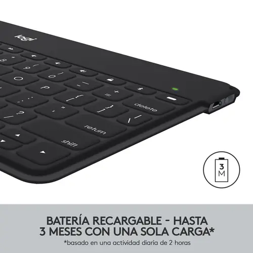920-010043 teclado para móvil QWERTY Español Bluetooth Blanco - Imagen 11