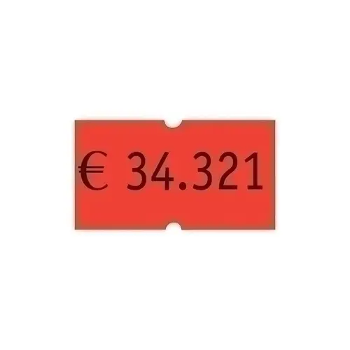ETIQ.PRECIOS PRYSE 21x12 NARANJA