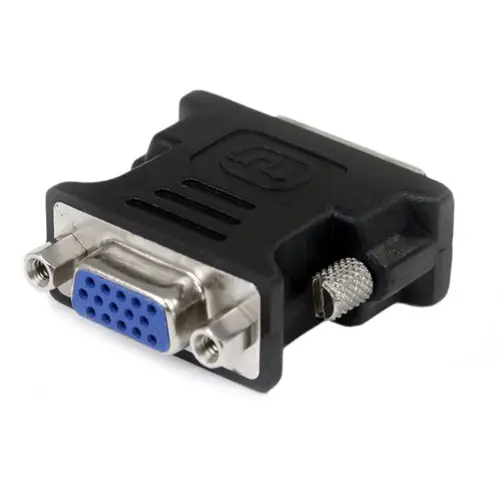 Adaptador Conversor DVI-I a VGA - DVI-I Macho - HD15 Hembra - Negro - Imagen 2