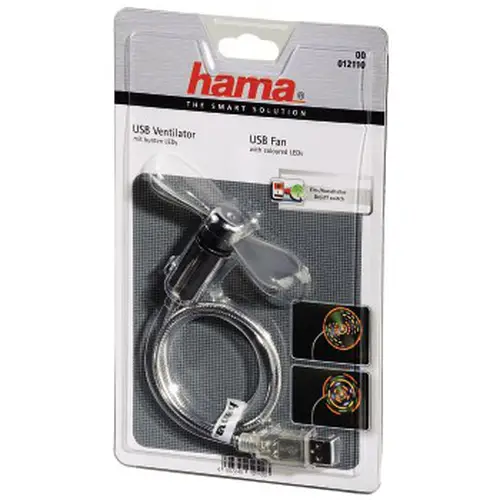 Ventilador USB, silencioso, con interruptor de encendido y apagado, color blanco - Imagen 9