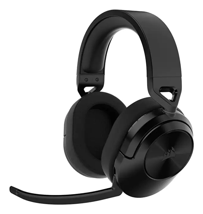 HS55 WIRELESS Auriculares Inalámbrico Diadema Juego Bluetooth Negro, Carbono