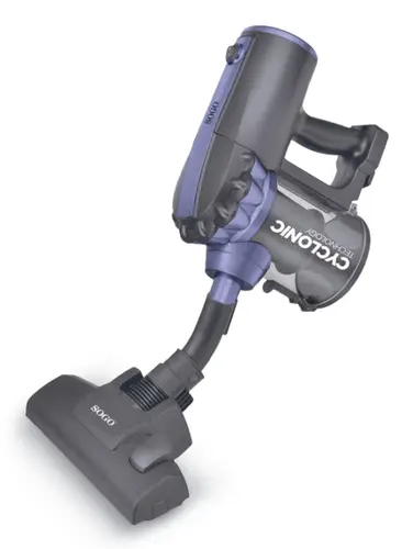 Aspiradora Vertical De Mano Gris Azul - 600 W - Imagen 3