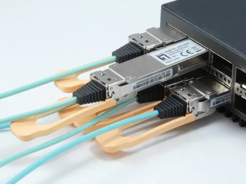 AOC-0501 red modulo transceptor Fibra óptica 103100 Mbit/s QSFP28 850 nm - Imagen 3