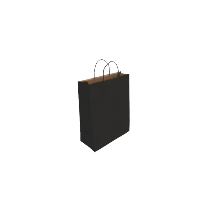 329840 bolsa de papel Negro