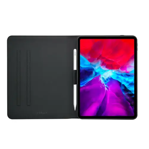 BOOKBAND12 funda para tablet 27,9 cm (11") Folio Negro - Imagen 4
