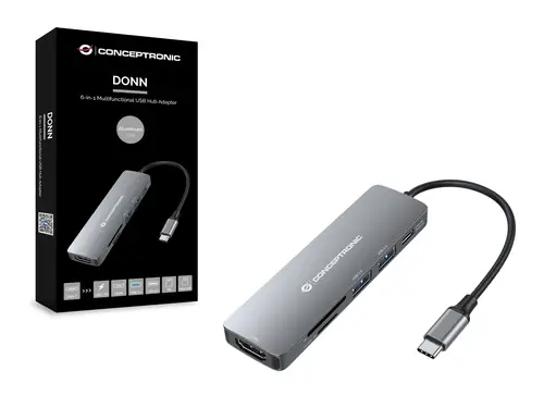 DONN11G USB 3.2 Gen 1 (3.1 Gen 1) Type-C Gris - Imagen 3