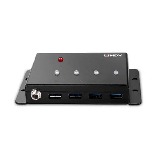 43374 hub de interfaz USB 3.2 Gen 1 (3.1 Gen 1) Type-B 5000 Mbit/s Negro - Imagen 3