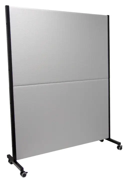 Biombo Valdeganga bali gris con ruedas con freno