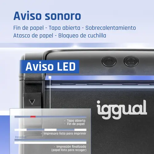 Impresora Térmica TP9000 USB+RJ45(RS232)+Ethernet - Imagen 8