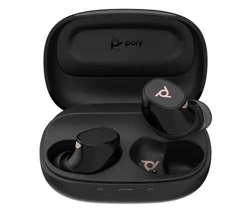 Voyager Free 20 Black Earbuds +Basic Charge Case