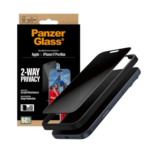 PanzerGlass Privacy Protector iPhone 17 Pro Max - Imagen 6
