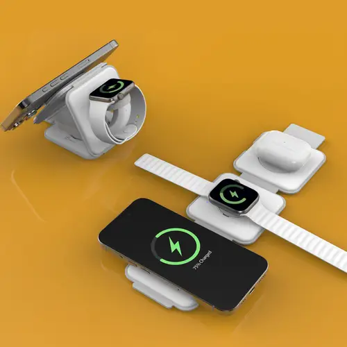 JUPW3415 Auriculares, Smartphone, Reloj inteligente Blanco USB Cargador inalámbrico Carga rápida Interior - Imagen 6