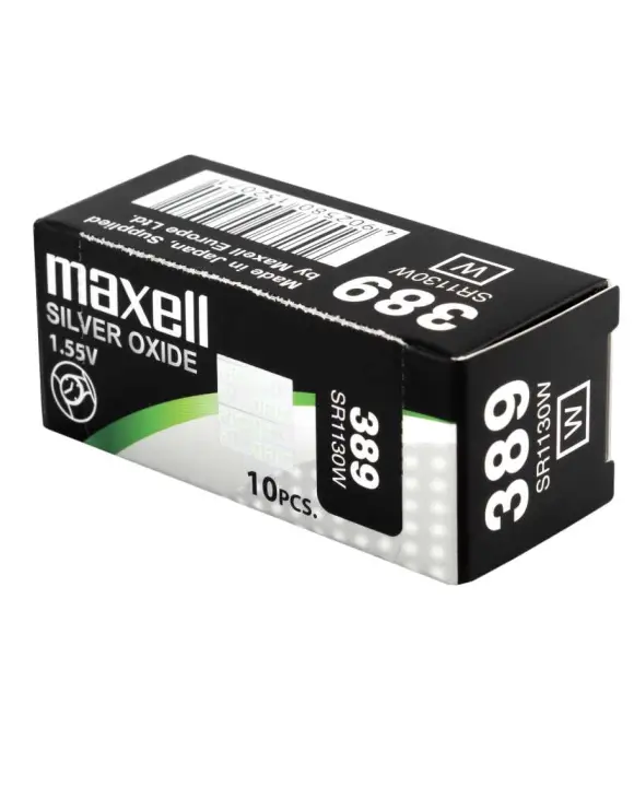 18289100 pila doméstica Batería de un solo uso SR1130W Óxido de plata
