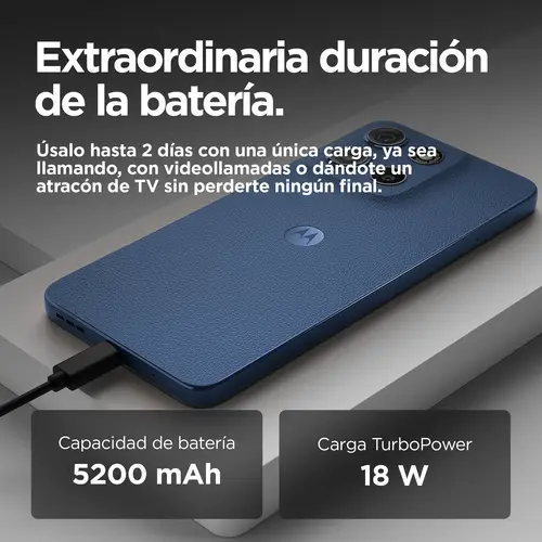 moto g15 17,1 cm (6.72") SIM doble Android 15 4G USB Tipo C 8 GB 512 GB 5200 mAh Marina - Imagen 15