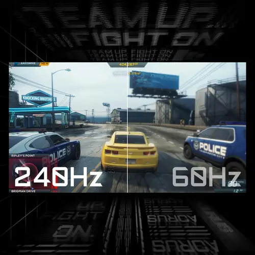 GS27Q X Monitor gaming 27" QHD - 2560 x 1440, 240Hz, 1ms, 300 cd/m², FreeSync Premium Pro, HDR Ready, HDMI 2.0, DisplayPort 1.4 - Imagen 8