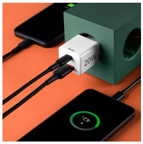 00201991 cargador de dispositivo móvil Auriculares, Batería portátil, Smartphone, Tableta Blanco Corriente alterna Carga rápida Interior - Imagen 8