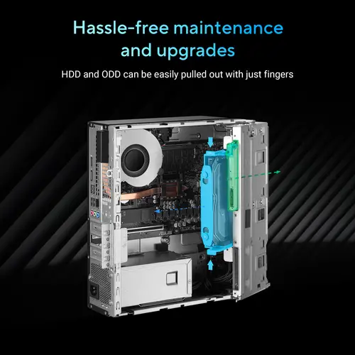 ExpertCenter P500 SFF P500SV-05210H009X Intel Core 5 210H 16 GB DDR5-SDRAM 512 GB SSD Windows 11 Pro PC Gris - Imagen 8