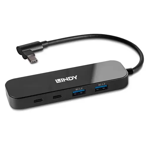 43334 hub de interfaz USB 3.2 Gen 2 (3.1 Gen 2) Type-C 10000 Mbit/s Negro - Imagen 1