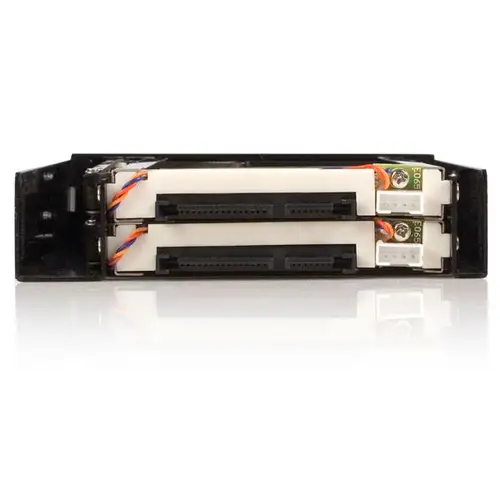 Rack Móvil Backplane de 2 Discos Duros HDD SATA 2,5" Pulgadas sin Bandeja Bahía 3,5" - Imagen 6