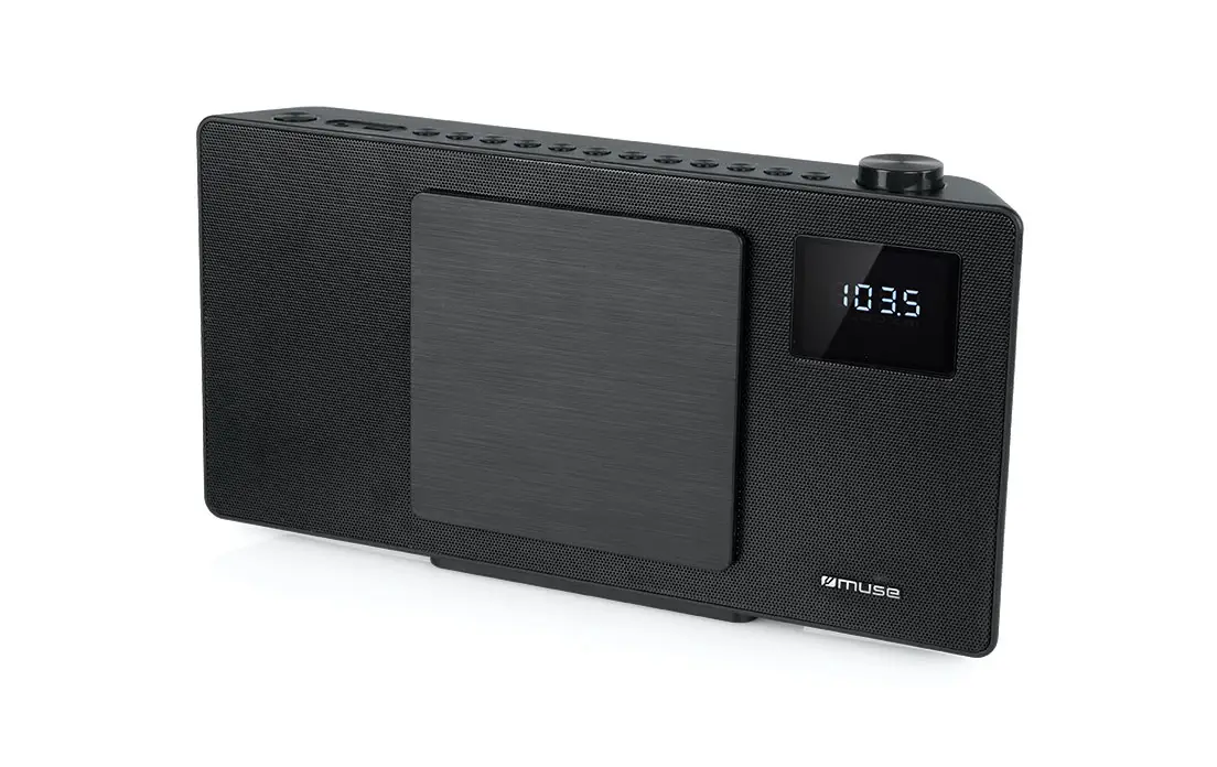 M-60 BT Montado en la pared Digital Negro