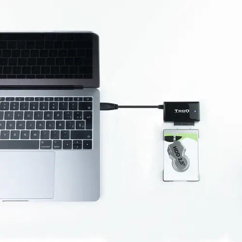 TQHDA-01A base de conexión para disco duro USB 3.2 Gen 1 (3.1 Gen 1) Type-A Negro - Imagen 5
