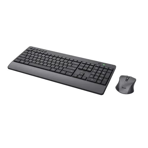 Trezo teclado Ratón incluido Universal RF inalámbrico QWERTY Español Negro - Imagen 3