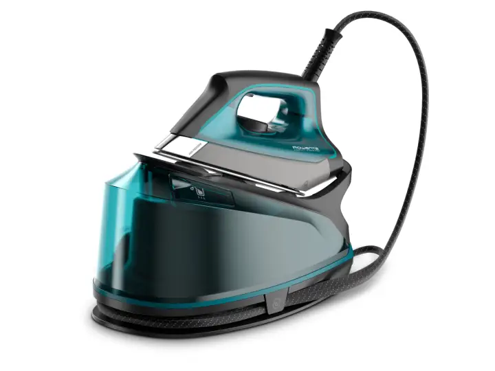 DG7623 2200 W 1,1 L Suela Microsteam 400 HD Láser Negro, Azul