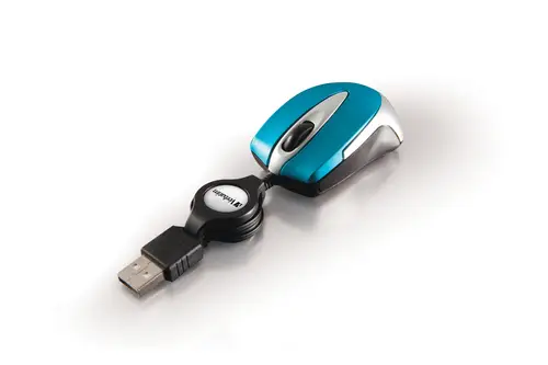 Go Mini ratón Ambidextro USB tipo A Óptico 1000 DPI - Imagen 3
