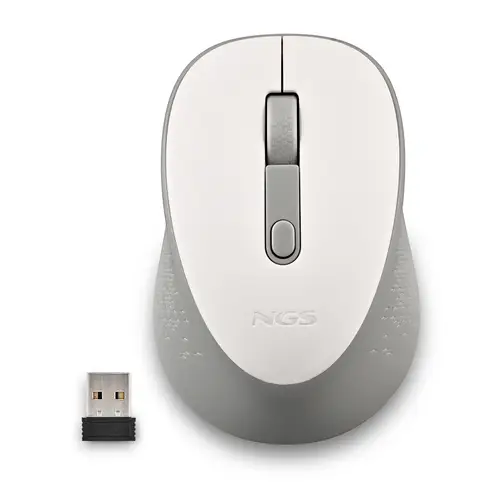 DEW ratón Oficina Ambidextro RF inalámbrico Óptico 1600 DPI - Imagen 1