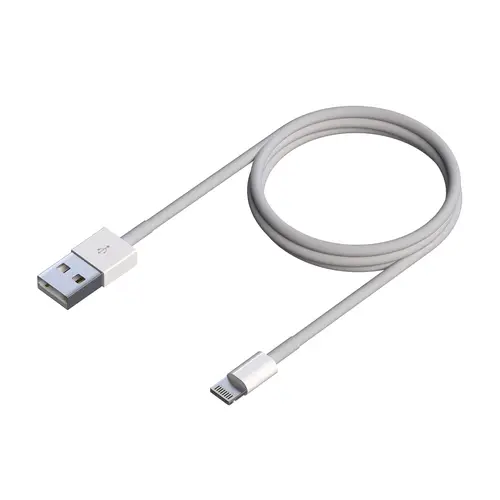 Cable Lightning A USB 2.0, Lightning/M-USB A/M, Blanco, 0.5 m - Imagen 2
