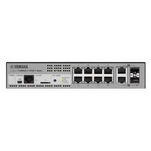 SWR2311P-10G Gestionado L2 10G Ethernet (100/1000/10000) Energía sobre Ethernet (PoE) Negro, Plata - Imagen 2