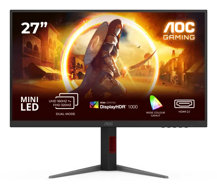 G4 U27G4XM pantalla para PC 68,6 cm (27") 3840 x 2160 Pixeles 4K Ultra HD LED Negro, Rojo
