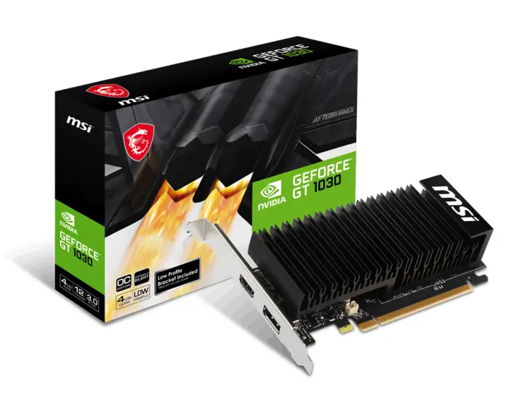 GeForce GT 1030 4GHD4 LP OC NVIDIA 4 GB GDDR4