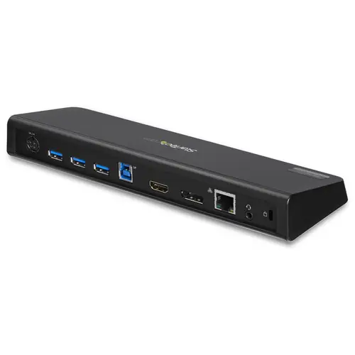 Docking Station USB 3.0 para 2 Monitores HDMI y DisplayPort 4K - USB 3.0 a 4x USB-A, Ethernet, HDMI y DP - Replicador de Puertos Universal para Ordenador Portátil Mac/Win - Imagen 2