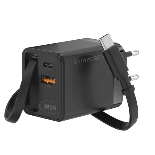 MDGAN65R cargador de dispositivo móvil Negro - Imagen 8