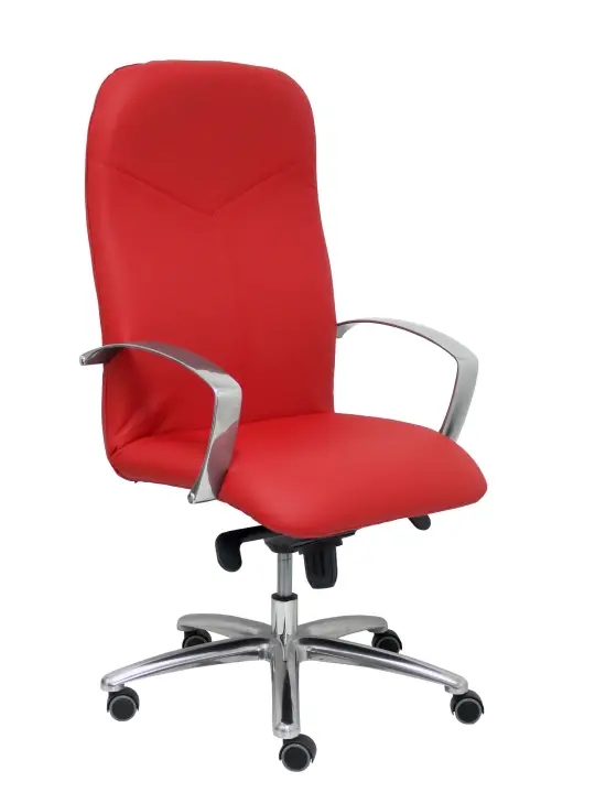 Sillón Caudete similpiel rojo