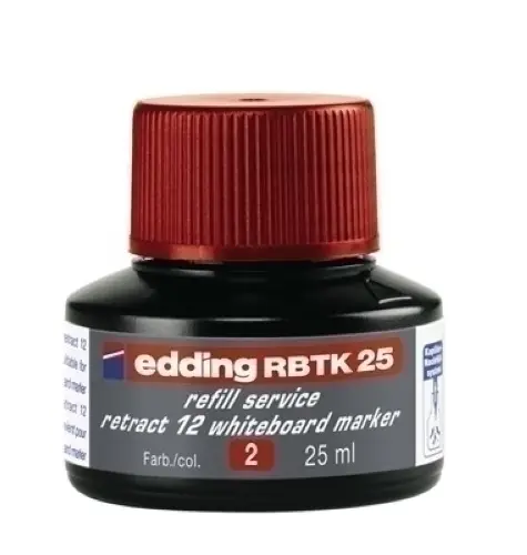 TINTA ROTUL.EDDING 25 ml RBTK25 ROJO
