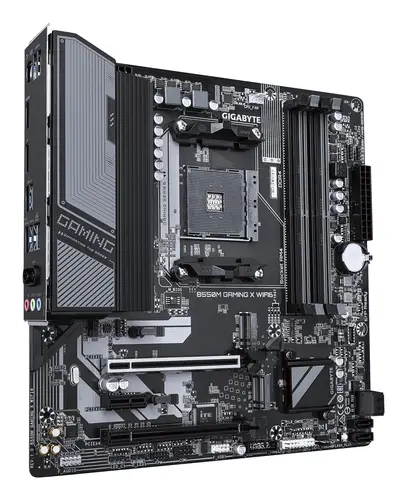 B550M GAMING X WIFI6 Placa base - Procesadores AMD Ryzen 5000, VRM de 5+3 fases, hasta 3200 MHz DDR4, 1x M.2 PCIe 4.0 + 1x M.2 PCIe 3.0, Wi-Fi 6, LAN 1 GbE, USB 3.2 Gen 1 - Imagen 3
