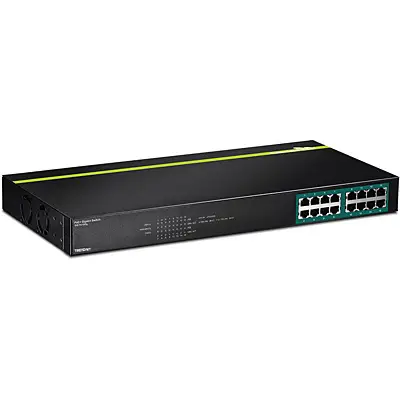 TPE-TG160G switch No administrado L2 Gigabit Ethernet (10/100/1000) Energía sobre Ethernet (PoE) 1U Negro