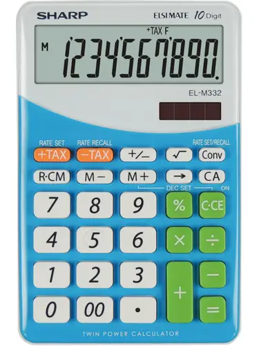 EL M332 BBL - BLU calculadora Escritorio Calculadora financiera Azul - Imagen 1